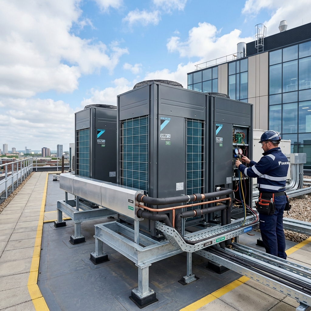 Central Air Conditioning Chiller Pipeline